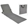 HI Strandmat stoel opvouwbaar PVC grijs
