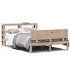 vidaXL Bedframe met hoofdbord massief grenenhout 160x200 cm