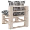 vidaXL 6-delige Loungeset met kussens pallet grenenhout