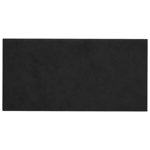 vidaXL Wandhoofdbord 12 st Zwart Fluweel