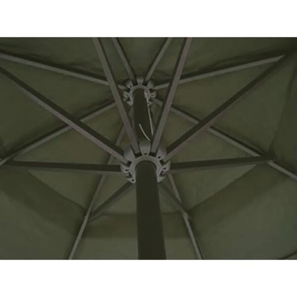 vidaXL Parasol Samos 500 cm aluminium groen