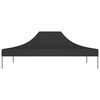 vidaXL Partytentdak 270 g/m² 4,5x3 m zwart
