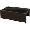 vidaXL 8-delige Loungeset met kussens poly rattan bruin