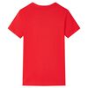 Kindershirt 128 rood