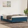 vidaXL Boxspring zonder matras fluweel donkerblauw 160x220 cm