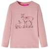 Kindershirt met lange mouwen 92 roze