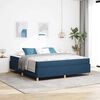 vidaXL Bedframe met matras Blauw 180 x 200 cm Stof