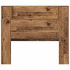 vidaXL Hoofdbord met plank Oudhout 120 x 15 x 103,5 cm Bewerkt hout