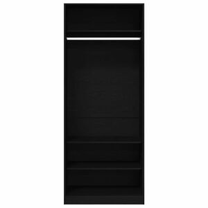 vidaXL Kledingkast Artisan Eiken 80 x 50 x 200 cm Bewerkt hout