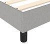 vidaXL Boxspring bed 80x200 cm stof lichtgrijs