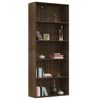 vidaXL Boekenkast 80x30x189 cm bewerkt hout bruin eikenkleur