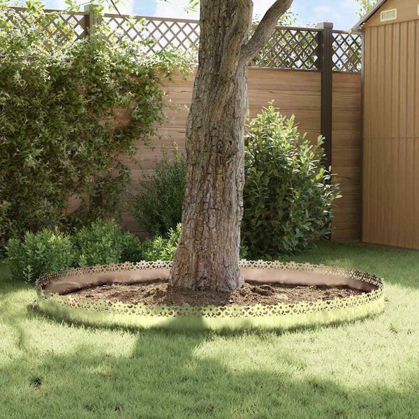 vidaXL Gazonranden 30 pcs Zilver 103 x 0,05 x 22 cm Roestvrij staal