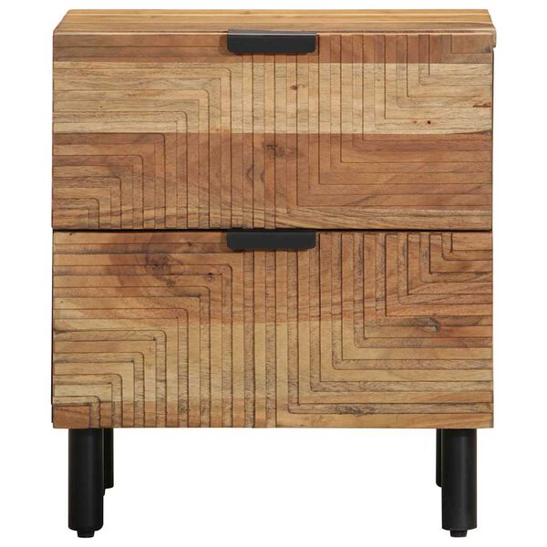 vidaXL Nachtkastjes 2 stuks 40x33x46 cm Massief hout Acacia