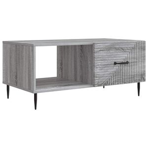 vidaXL Salontafel Grijs sonoma 90 x 50 x 40 cm Bewerkt hout