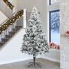 vidaXL Kerstboom met 300 LED met standaard Groen 300 cm PVC
