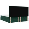 vidaXL Ottoman bed met matrassen en LED's 180x200cm fluweel