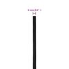 vidaXL Boottouw 6 mm 250 m polypropeen zwart