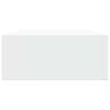 vidaXL Wandschap met lade 40x23,5x10 cm MDF wit