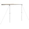 vidaXL Luifel voor camper en caravan 2x2x2,15 m beige