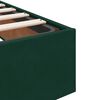 vidaXL Bedframe zonder matras 90x190 cm fluweel donkergroen