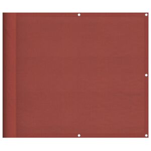 vidaXL Balkonscherm Terracotta 90x800 cm 100% Polyester Oxford
