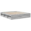 vidaXL Bedframe grijs sonoma eikenkleurig 180x200 cm Super King Size