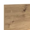 vidaXL Wandkast 100x16,5x30 cm bewerkt hout artisanaal eikenkleurig