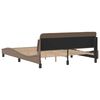 vidaXL Bedframe "Dover" kunstleer cappuccinokleurig 160x200 cm
