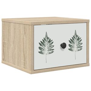 vidaXL Wandkastje HANAU Sonoma Eiken 36 x 33 x 25 cm Bewerkt hout