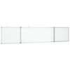 vidaXL Whiteboard magnetisch inklapbaar 200x40x1,7 cm aluminium