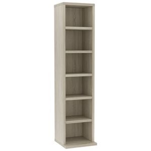vidaXL Cd-kast 21x20x88 cm bewerkt hout sonoma eikenkleurig