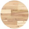 vidaXL Tafelblad rond &Oslash; 40x4 cm massief acaciahout