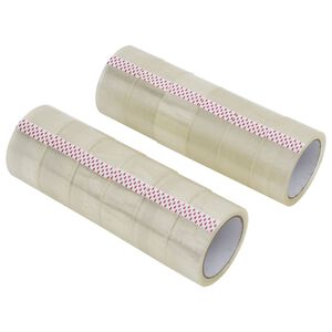 vidaXL Verpakkingstapes 12 st 48 mm x 66 m transparant