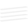 vidaXL Wandschappen 4 st 80x10x1,5 cm spaanplaat wit