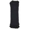 vidaXL Boottouw 2 mm 6 m Zwart Polyester
