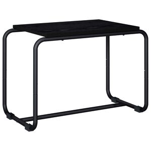 vidaXL TV-standaard 60 x 35,5 x 42 cm Zwart eiken Bewerkt hout