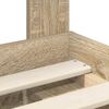 vidaXL Bedframe met opslag Sonoma Eiken 90 x 200 cm Massief grenenhout