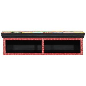 vidaXL TV-kast Multikleur 80 x 30 x 22 cm Bewerkt hout