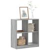vidaXL Boekenkast 68,5x32x75 cm bewerkt hout grijs sonoma eikenkleurig