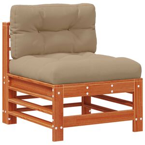 vidaXL Tuin Midden Sofa Massief grenenhout Wasbruin