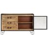 vidaXL Dressoir 100x31x60 cm massief ruw mangohout