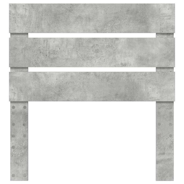 vidaXL Hoofdbord Beton Grijs 90 cm Bewerkt hout