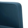 vidaXL Loveseat bank blauw 111 cm fluweel