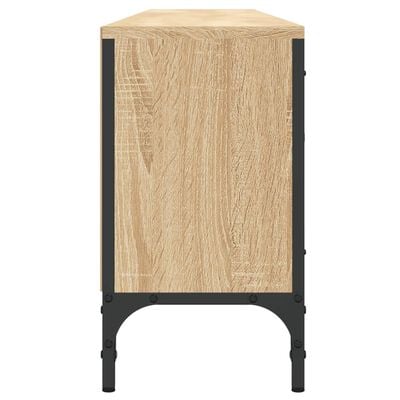 vidaXL Tv-meubel met lade 200x25x44 cm bewerkt hout sonoma eikenkleur