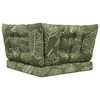 vidaXL Buiten bankkussen 3 pcs Bladontwerp Polyester