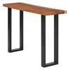 vidaXL Wandtafel 110x35x75 cm massief suarhout