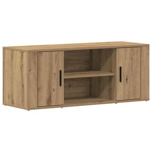 vidaXL TV-kast 100 x 35 x 40 cm artisanaal eikenkleurig Bewerkt hout