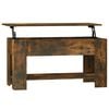 vidaXL Salontafel 101x49x52 cm bewerkt hout gerookt eikenkleurig