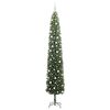vidaXL Kunstkerstboom Groen 270 cm PVC en Staal en Kunststof