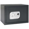 vidaXL Digitale kluis met slot Donkergrijs 35 x 25 x 25 cm Staal